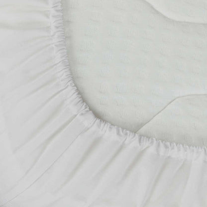 LENZUOLO CON ANGOLI IN POLICOTONE