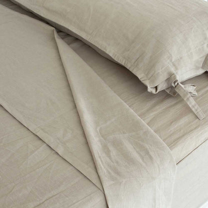 Set di lenzuola in lino, tintura