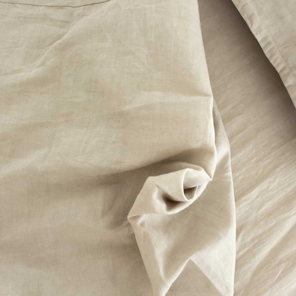 Set di lenzuola in lino, tintura