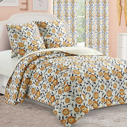 Colcha Ilse laranja bouti