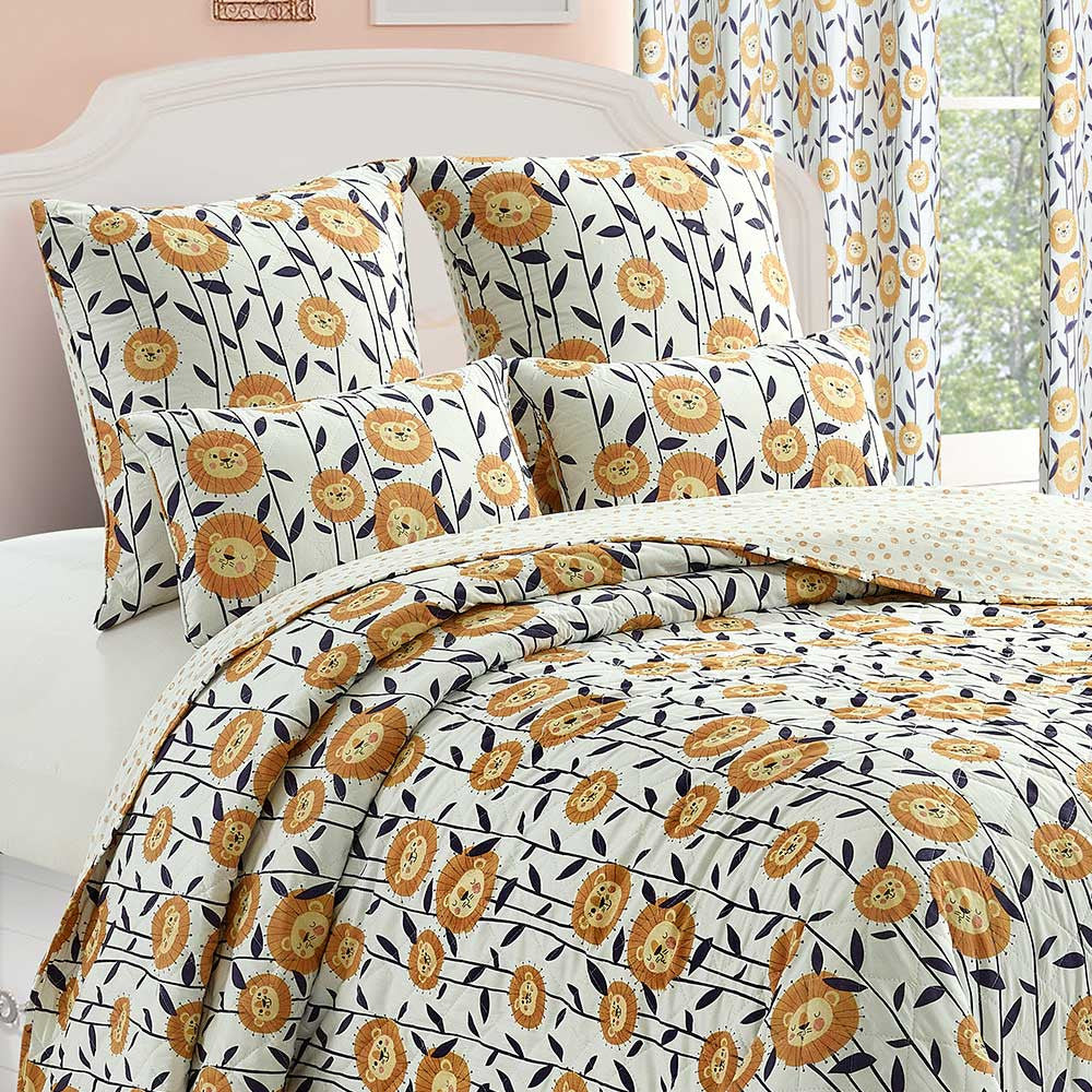 Colcha Ilse laranja bouti