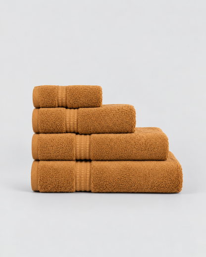 Serviette de bain 700 g ocre