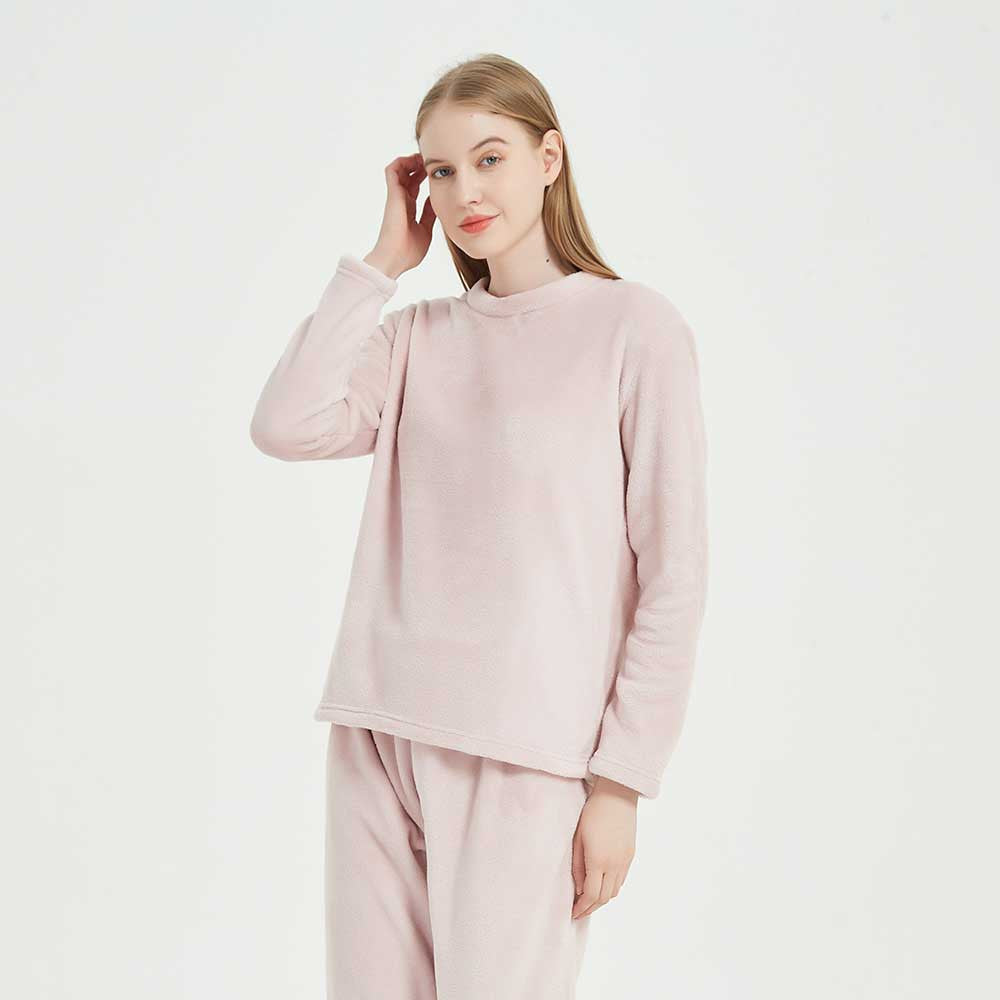 Pijama terciopelo rosa palo