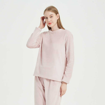 Pijama terciopelo rosa palo