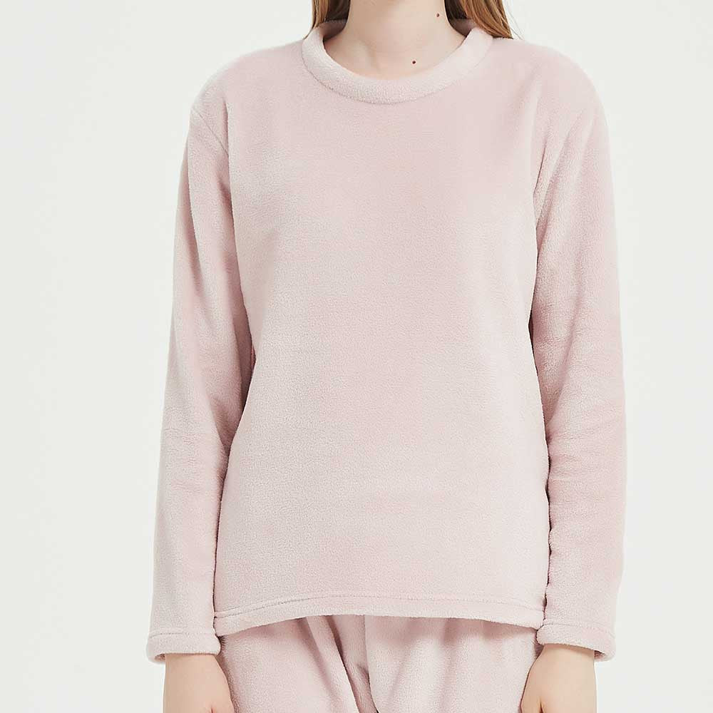 Pijama terciopelo rosa palo