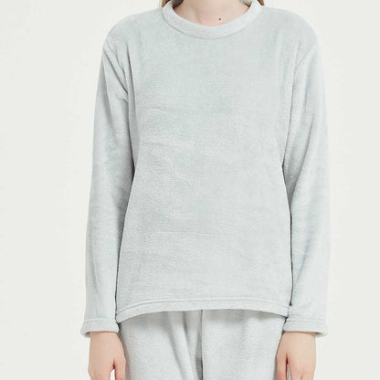 Pijama terciopelo perla