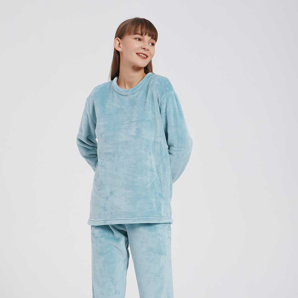 Pijama terciopelo verde tiffany