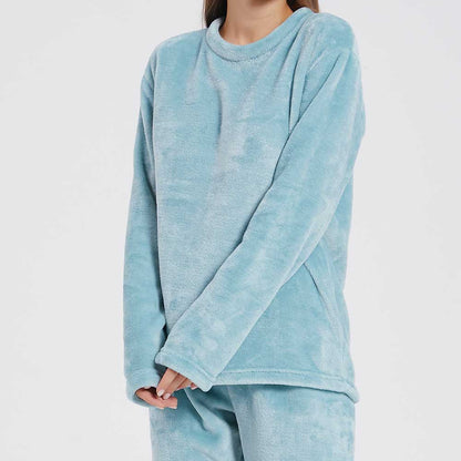 Pijama terciopelo verde tiffany