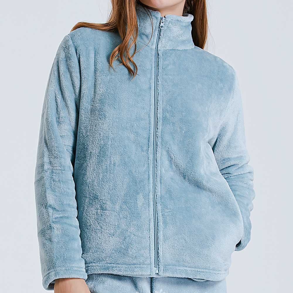 Sudadera terciopelo verde tiffany