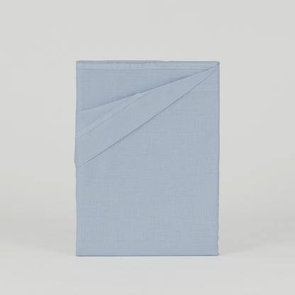 Juego de sábanas algodón celeste