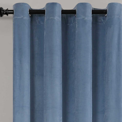 Cortina New terciopelo Índigo
