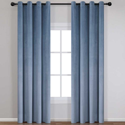 Cortina New terciopelo Índigo
