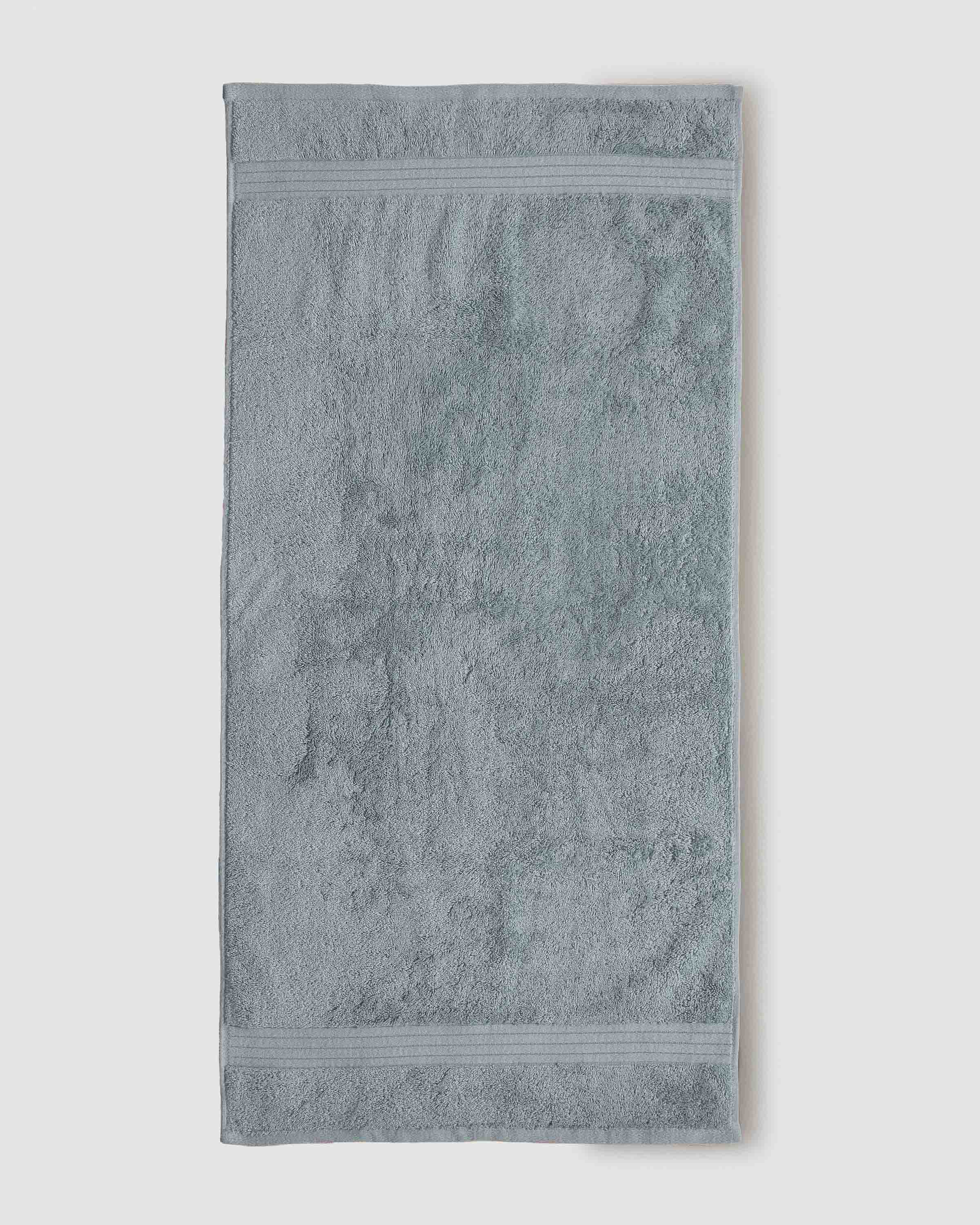 Toalla de baño 700gr cenefa rayas índigo