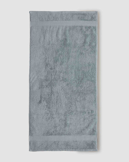 Toalla de baño 700gr cenefa rayas índigo