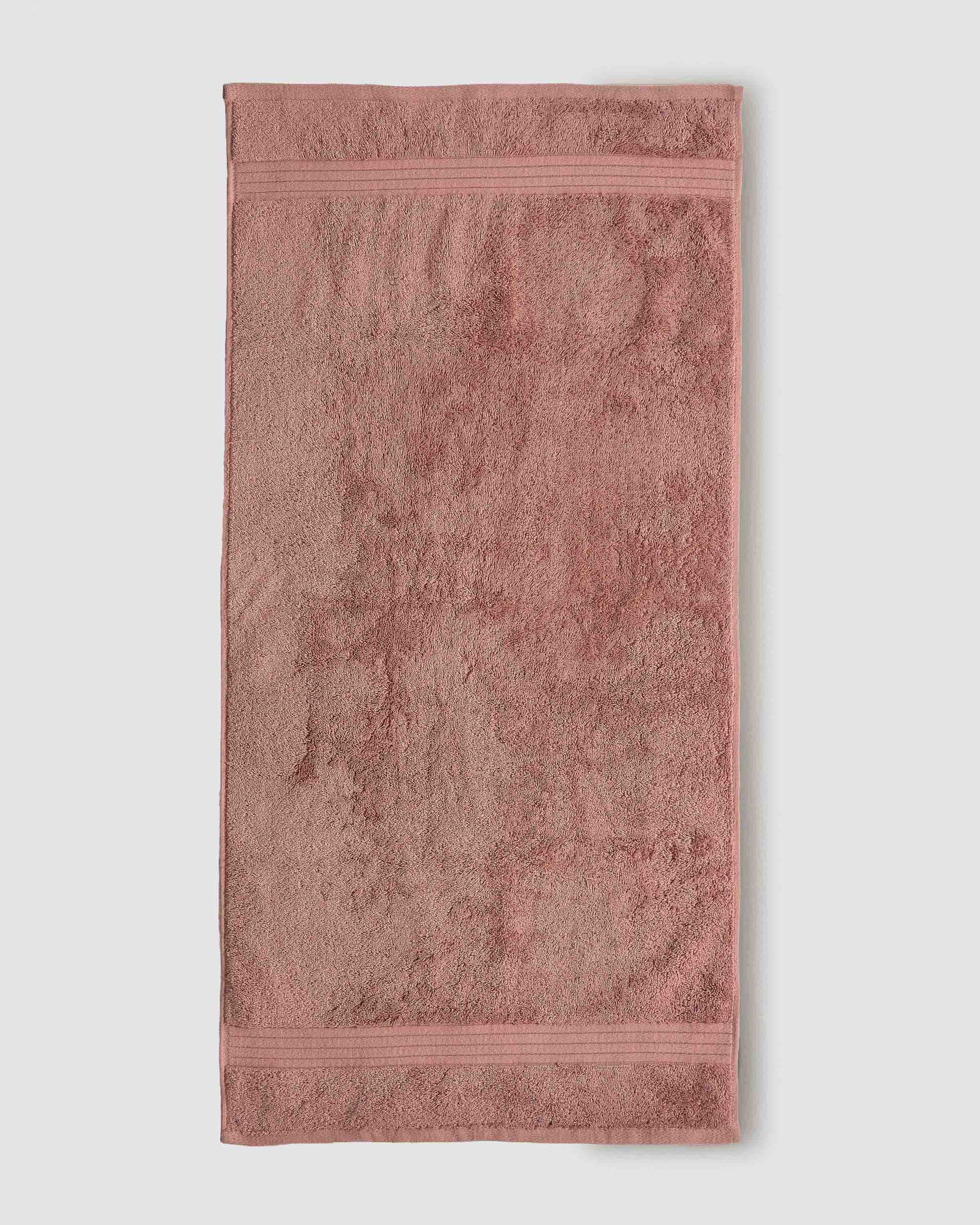 Tovallola de bany 700gr sanefa ratlles rosa keike