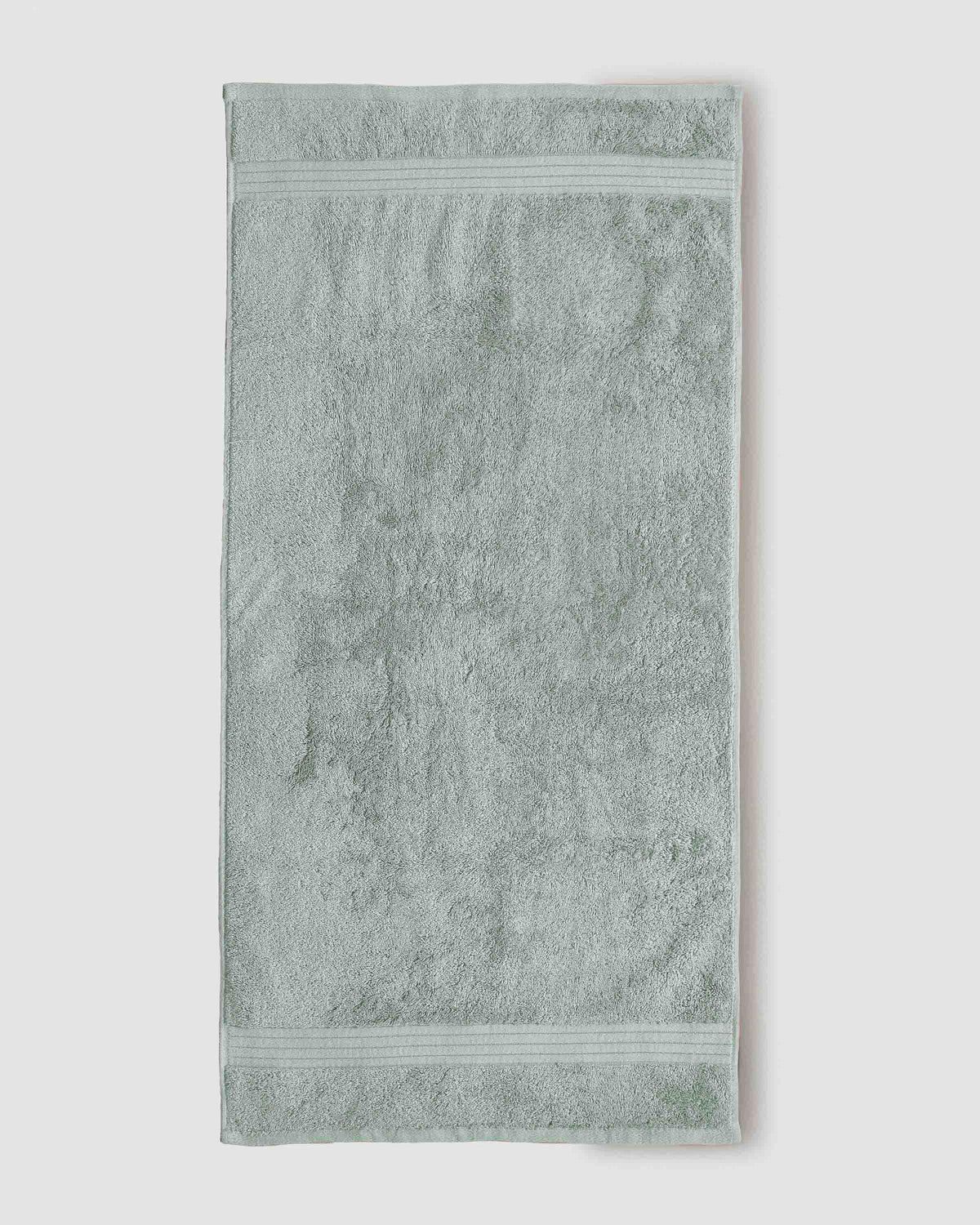 Toalla de baño 700gr cenefa rayas verde keike