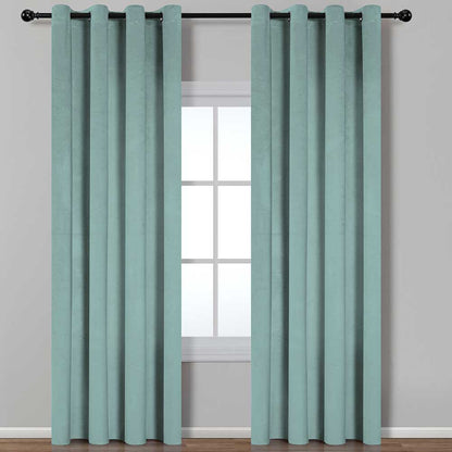 Cortina New terciopelo Verde Tiffany