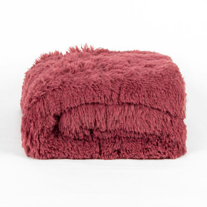 Manta pelo sherpa lisa