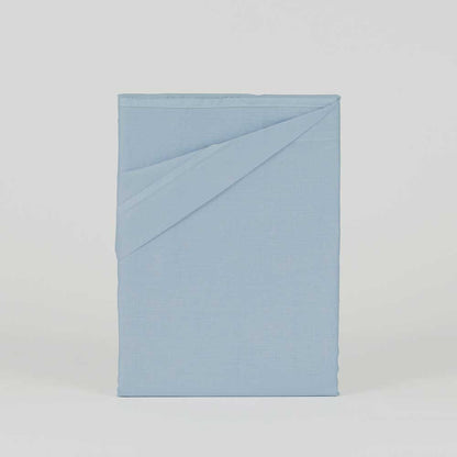 Juego de sábanas algodón celeste