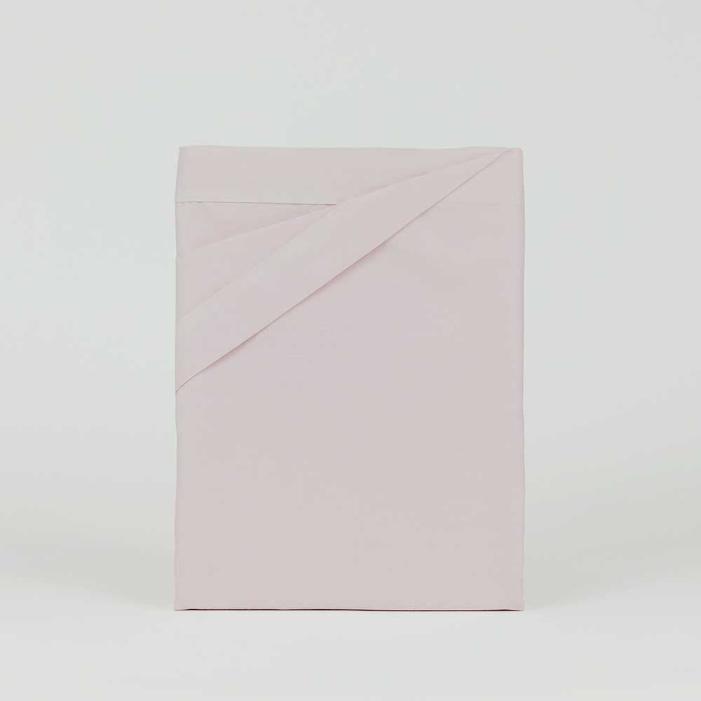 Juego de sábanas algodón rosa