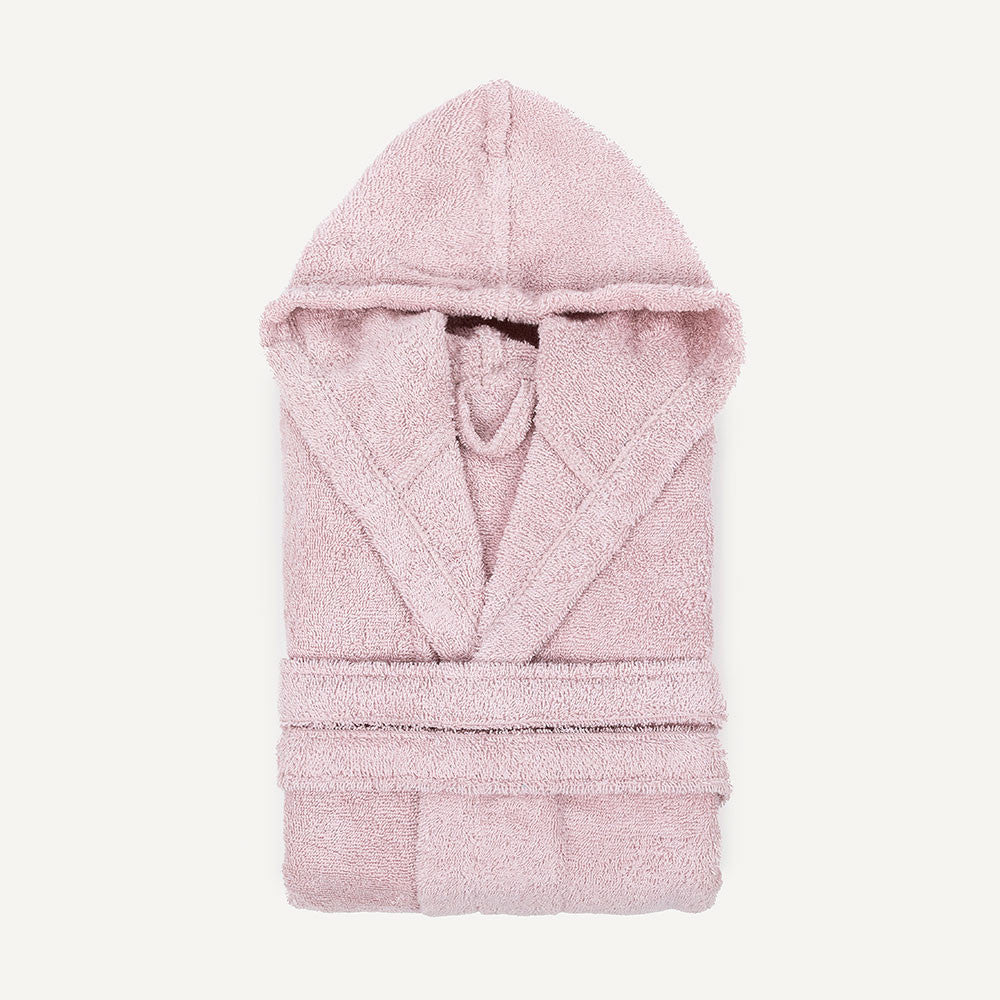 Albornoz liso rosa palo 450gr Niños