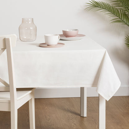 Toalha de mesa lisa natural