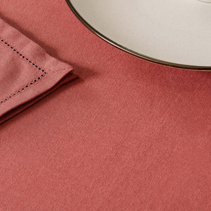 Toalha de mesa em algodão orgânico, estampa de azulejos