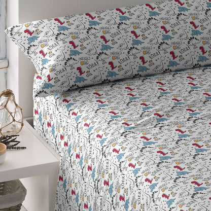 Jogo de lençóis Picapiedra