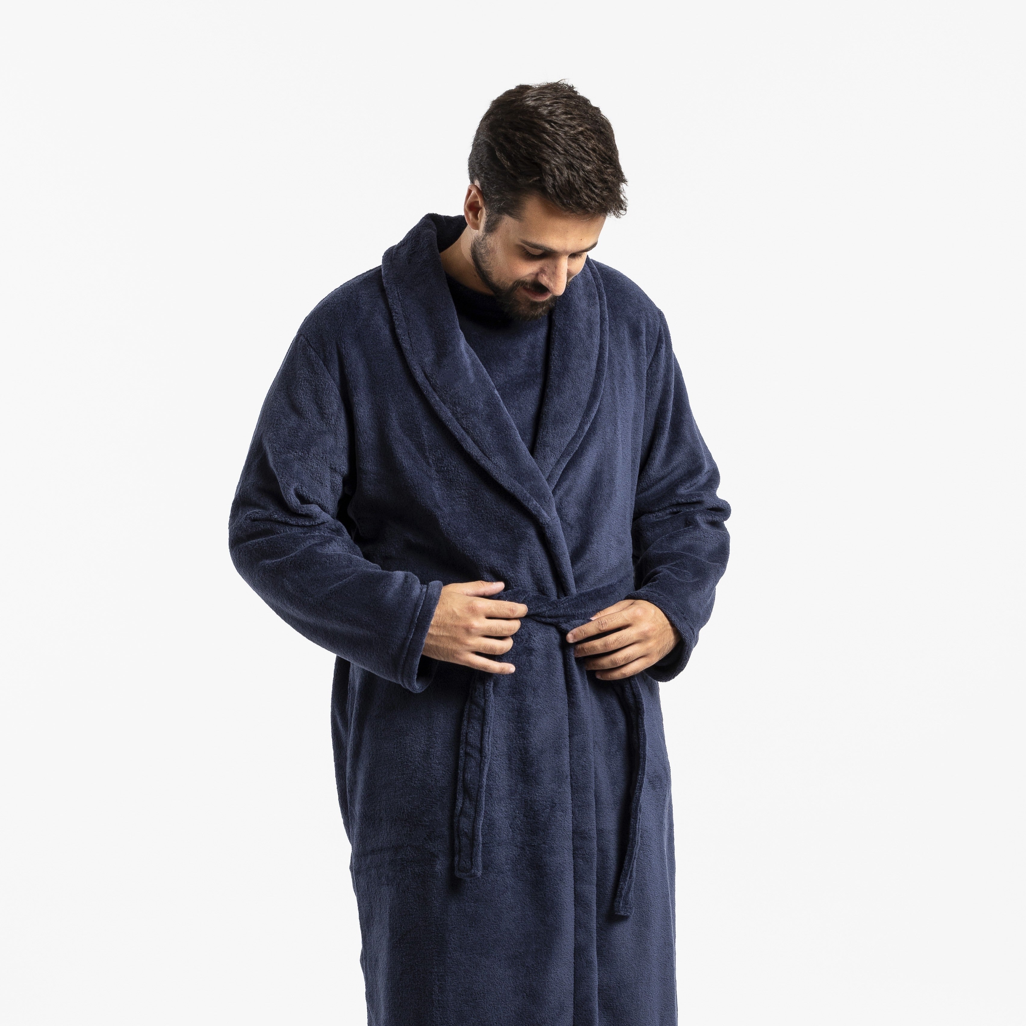 VESTAGLIA CORALLO DA UOMO SOLIDO