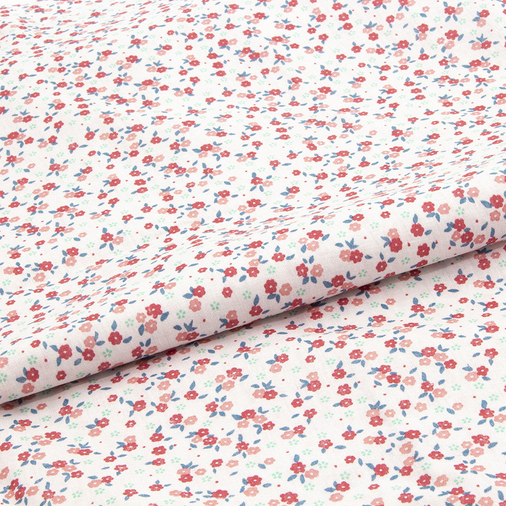 Capa de edredom de solteiro Melisa em algodão rosa