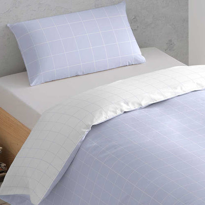 Capa de edredão individual Cuadro ventana celeste