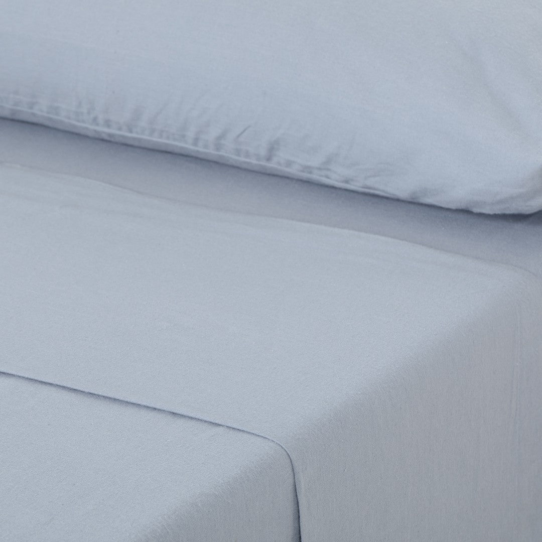 SET LENZUOLA IN FLANELLA SOLIDA