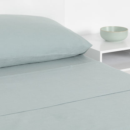 SET LENZUOLA IN FLANELLA SOLIDA