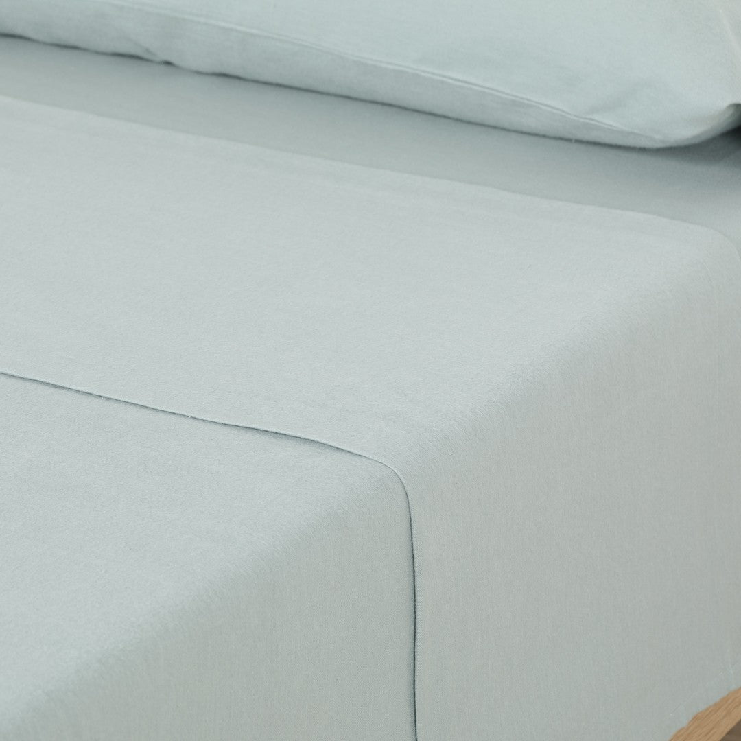 SET LENZUOLA IN FLANELLA SOLIDA