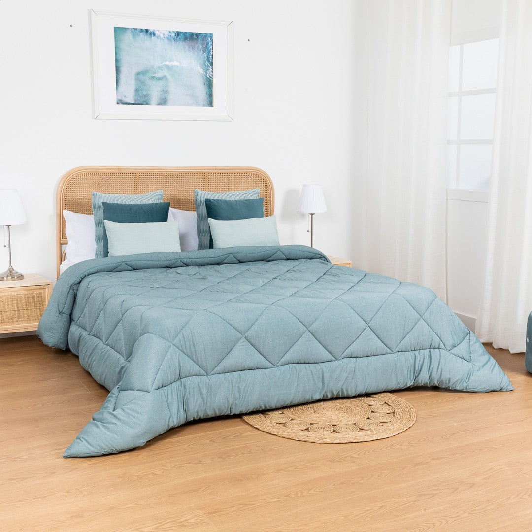 PIUMINO TINTA UNITA EFFETTO CONSUMATO