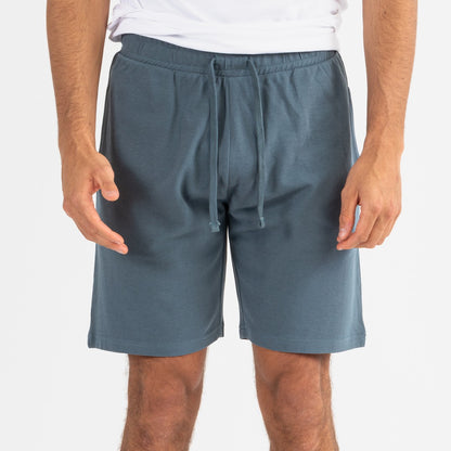 Conjunto deportivo corto hombre blanco - menta