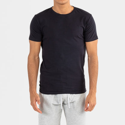 Conjunto deportivo corto hombre marino - gris