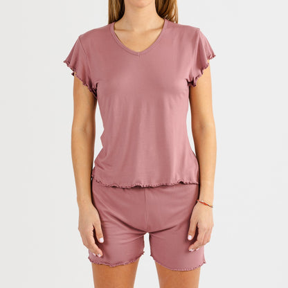 PIJAMA CRT M/CORTA DONA SOFT LLIS