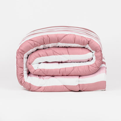 Edredón estampado Raya Calcuta malva