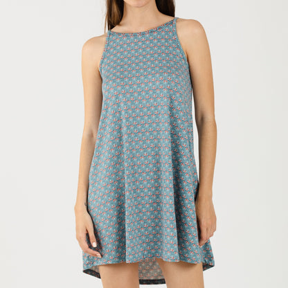 Vestido punto sedoso Hello indigo