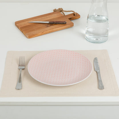 Jogo americano de algodão liso