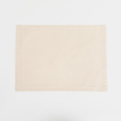 Jogo americano de algodão liso