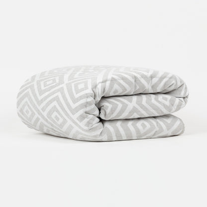 Colcha jacquard chenilla Feria perla - 120 gr