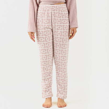 Pijama coral Taormina malva