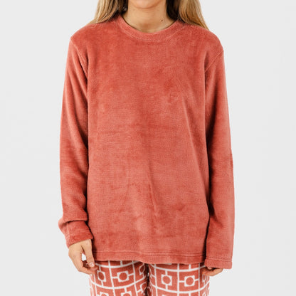 Pijama coral Taormina marsala