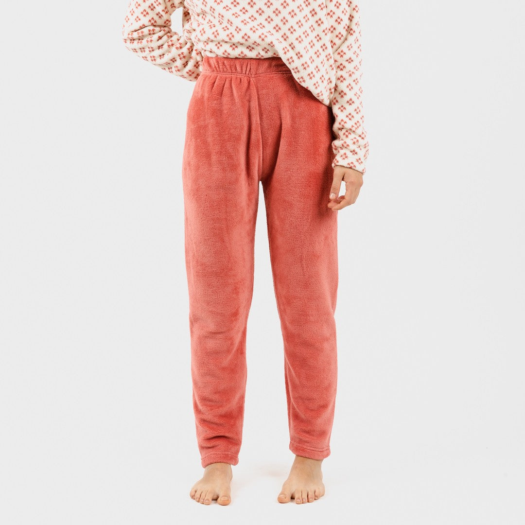 Pijama coral Penelope marsala