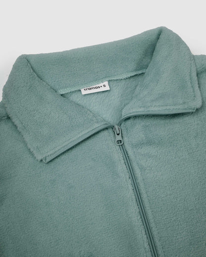 Sudadera coral verde francés