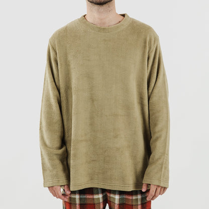 Pijama coral masculino verde Lucho