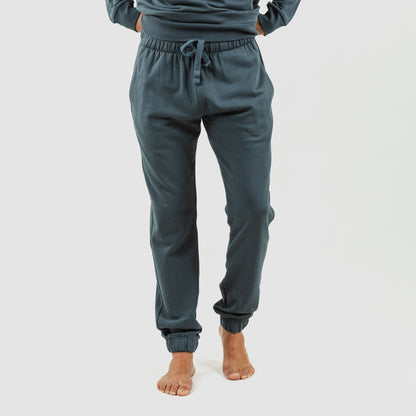 Conjunto deportivo largo algodón hombre verde menta