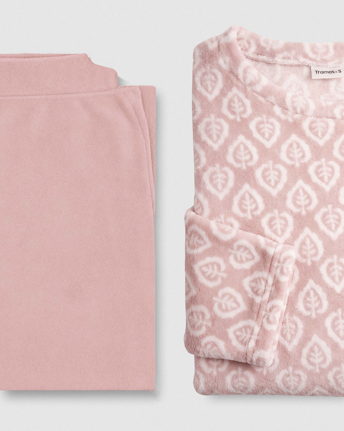 Pijama coral upepo rosa